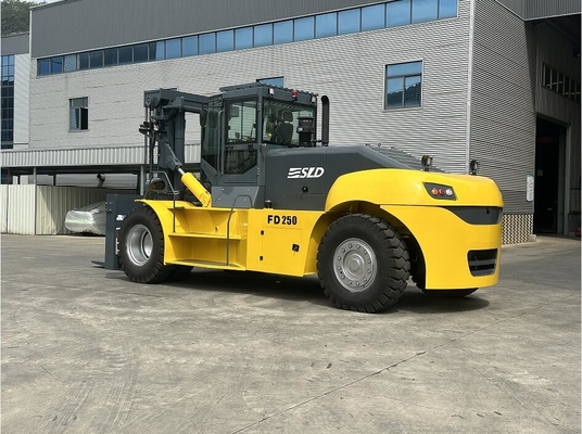 Yuchai hoặc CUMMINS bánh xe phía trước lái xe nâng với chuyển hướng bên