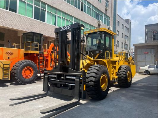 Khung loại hộp 20T Tải ngoài đường Xe nâng cho địa hình gồ ghề