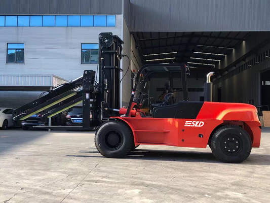 Xe nâng hạng nặng 12 tấn với các phụ kiện tùy chỉnh Giá đỡ định vị kẹp ngã ba