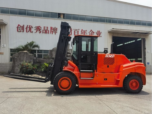 Năng lượng 16000 Kgs FD160 Xe nâng hạng nặng với động cơ Yuchai hoặc CUMMINS