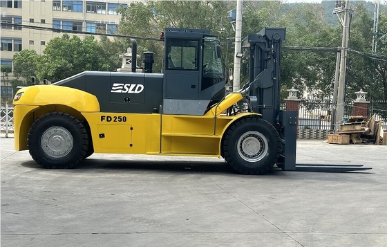 FD250 25t Fork Trucks hạng nặng Forklift với các vật nặng 1-2 năm