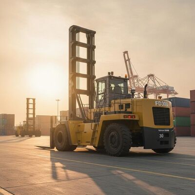 FD300 30 Tons Diesel Heavy Duty Truck Yuchai Động cơ 5.5g Mast Container Handling