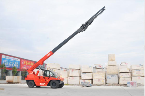 12t Shooting Boom Crane Handler Xe nâng kính thiên văn Telehandler