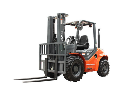 Đối trọng 4WD 4X4 2,5 tấn Xe nâng địa hình gồ ghề 3000mm