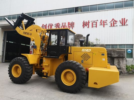 Máy xúc phía trước xe nâng 18T chống cháy với phuộc cuộn thép