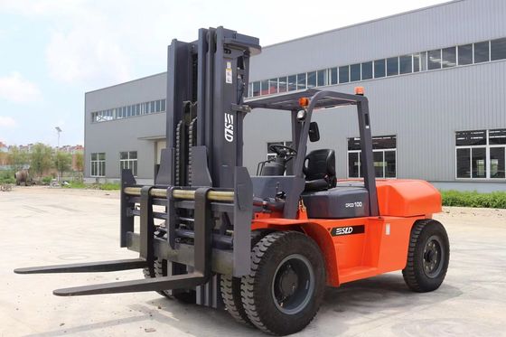 Chiều cao nâng 3000mm 10000kgs Tải trọng định mức 13000mm Trọng lượng dịch vụ Xe nâng 10 tấn
