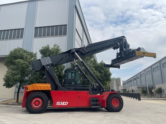 Loại Spreader Container Reach Stacker Đối với ISO 20'-40' Container Handling