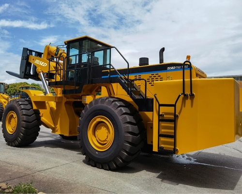 Máy xúc lật xe nâng 52 tấn để nâng khối đá lớn
